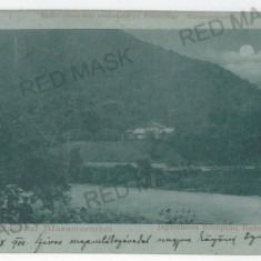 3369 - MARAMURES, Cabana Printului Rudolf, Litho - old postcard - used - 1900