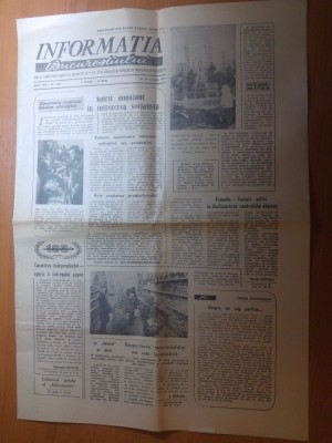 ziarul informatia bucurestiului 27 ianuarie 1977-foto loc joaca drumul taberei foto