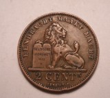 Belgia 2 Centimes 1905