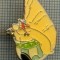 1225 NEW INSIGNA -PERSONAJ DE DESENE ANIMATE - OBELIX -starea care se vede
