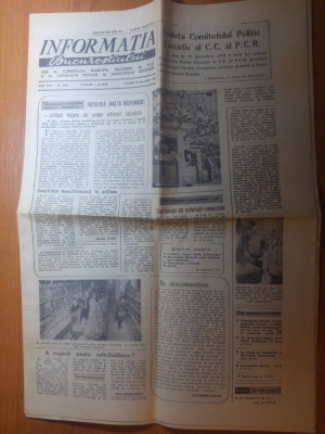 ziarul informatia bucurestiului 25 decembrie 1976-nr. aparut in ziua de craciun foto