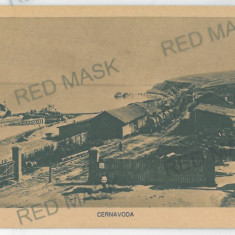 3376 - CERNAVODA, Dobrogea, harbor, railway - old postcard - unused