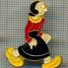 1234 NEW INSIGNA -PERSONAJE DE DESENE ANIMATE -OLIVE OYL -starea care se vede