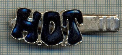 1304 NEW INSIGNA CU CLEMA - ARE INSCRIPTIA ,,H. O. T&amp;quot; -starea care se vede foto