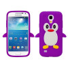 Husa silicon Samsung Galaxy S4 mini Purple PINGUIN, Carcasa