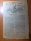 Revista&quot; communique des 5 jours &quot; 16 feb-1 martie 1918 ( primul razboi mondial)