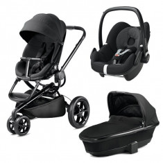 Carucioare 3 in 1 Quinny Moodd Baza auto Maxi-Cosi 2wayFix CADOU BLACK DEVOTION foto