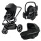 Carucioare 3 in 1 Quinny Moodd Baza auto Maxi-Cosi 2wayFix CADOU BLACK DEVOTION