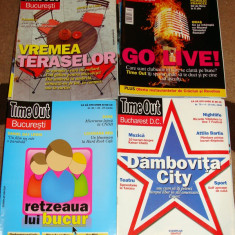 Colectie Revista TIME OUT BUCURESTI anul 2008 / 35 de numere