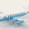 Macheta avion Vickers Viscount China United Airlines - HOBBY MASTER 1:200