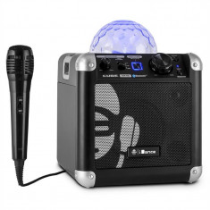 sistem de sunet iDance parte Cube BC10 Bluetooth ?i LED-uri de iluminat efect 50W USB AUX foto