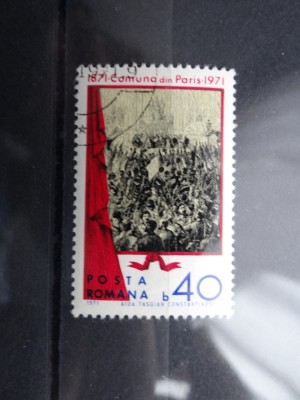 LP757-Centenarul Comunei din Paris-serie completa stampilata-1971 foto