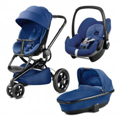 Carucioare 3 in 1 Quinny Moodd Baza auto Maxi-Cosi 2wayFix CADOU BLUE BASE foto