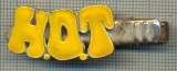 1317 NEW INSIGNA CU CLEMA - ARE INSCRIPTIA ,,H. O. T&quot; -starea care se vede