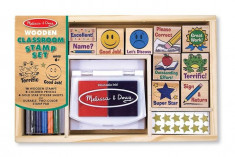 Set De Stampile La Scoala Melissa And Doug foto