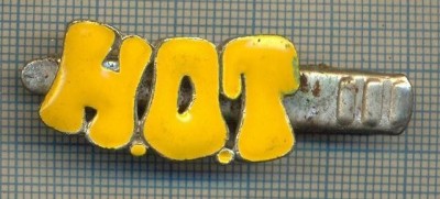 1316 NEW INSIGNA CU CLEMA - ARE INSCRIPTIA ,,H. O. T&amp;quot; -starea care se vede foto