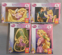 Set 4 Mini Puzzle Trefl 54 piese - Tangled - Disney foto