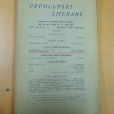 Preocupari literare 1936 septembrie an I nr. 2 director P. V. Hanes 017