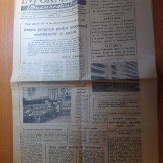 ziarul informatia bucurestiului 6 noiembrie 1976-foto bloc pe bd. 1 mai