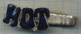 1326 NEW INSIGNA CU CLEMA - ARE INSCRIPTIA ,,H. O. T&quot; -starea care se vede