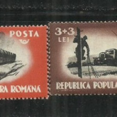 ROMANIA 1948 - MUNCA IN COMUNICATII, MNH - LP 245