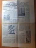 ziarul informatia bucurestiului 7 septembrie1976-foto artera comerciala lipscani