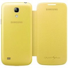 Husa Samsung Galaxy S4 Mini i9190 Flip Case EF-FI919BG Yellow Originala foto