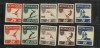 ROMANIA 1946 - ORGANIZATIA SPORTULUI POPULAR, DANTELAT SI NE, MNH - LP 199, Nestampilat