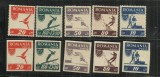 ROMANIA 1946 - ORGANIZATIA SPORTULUI POPULAR, DANTELAT SI NE, MNH - LP 199