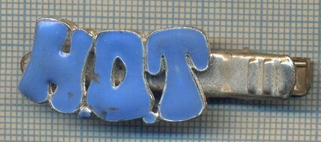 1338 NEW INSIGNA CU CLEMA - ARE INSCRIPTIA ,,H. O. T&quot; -starea care se vede