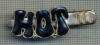 1352 NEW INSIGNA CU CLEMA - ARE INSCRIPTIA ,,H. O. T&quot; -starea care se vede