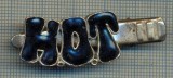 1352 NEW INSIGNA CU CLEMA - ARE INSCRIPTIA ,,H. O. T&quot; -starea care se vede