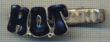 1332 NEW INSIGNA CU CLEMA - ARE INSCRIPTIA ,,H. O. T&quot; -starea care se vede