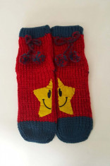 STK225-39 Ciorapi tricotati, cu model steluta foto