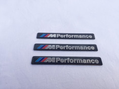 Sticker 3D BMW M Performance metalic foto