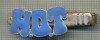 1308 NEW INSIGNA CU CLEMA - ARE INSCRIPTIA ,,H. O. T&quot; -starea care se vede
