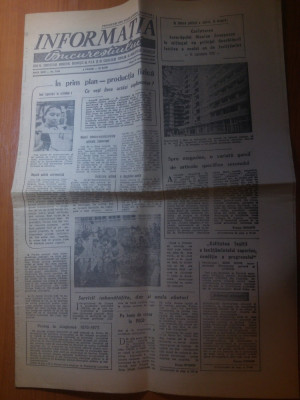 ziarul informatia bucurestiului 24 septembrie 1976-foto bd-ul 1 mai foto