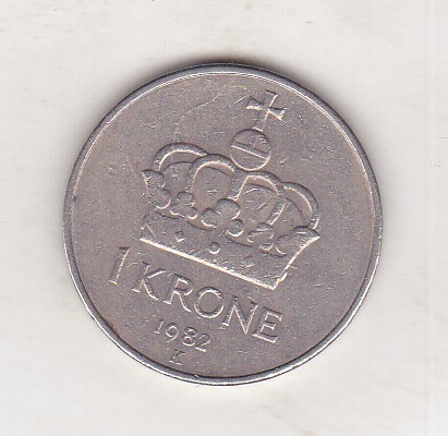 bnk mnd Norvegia 1 coroana 1982