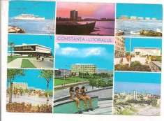 % carte postala (marca fixa)-CONSTANTA -LITORALUL