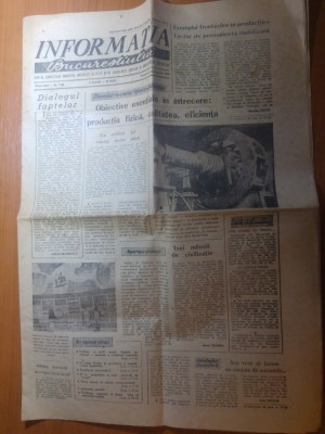 ziarul informatia bucurestiului 4 septembrie 1976 foto