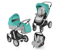 Baby Design Dotty 05 turquoise 2015 - Carucior 3 in 1 foto