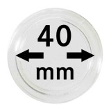 Capsule pentru monede Lindner - 40 mm