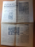 Ziarul informatia bucurestiului 29 septembrie 1976-foto.bd. nicolae titulescu