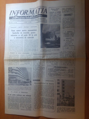 ziarul informatia bucurestiului 13 noiembrie 1976-foto bucur-obor foto