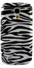 Husa silicon ZEBRA Samsung Galaxy S4 mini + folie protectie cadou, Alb