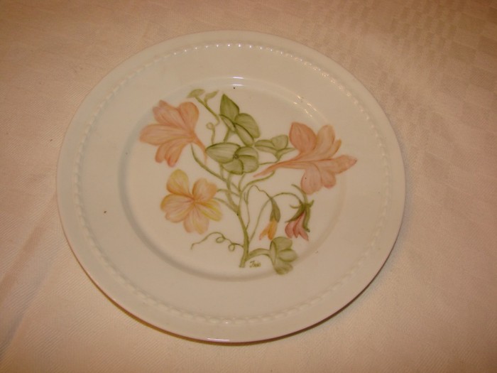 Farfurie decorativa din portelan german marca FORSTENBERG, anii 1970