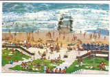% carte postala (ilustrata)-CONSTANTA -Eforie Sud--Plaja
