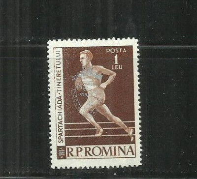 ROMANIA 1959 - A VIII-A EDITIE A JOCURILOR BALCANICE, MNH - LP 479 foto