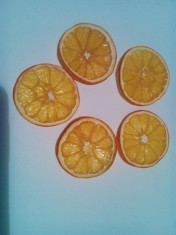 Felii portocale deshidratate - Plante natur uscate - punga 80 gr - 28-34 buc foto
