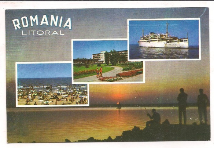 % carte postala (marca fixa)-CONSTANTA -LITORALUL